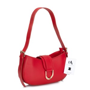 Geanta dama de umar din piele naturala DiAmanti Cara Rosie D1517